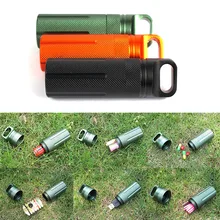 Portable Outdoor Mini WaterProof Metal Pill Box Bottle Holder Container Aluminum Medicine Tablet Capsule Box Container Storage
Portable Outdoor Mini WaterProof Metal Pill Box Bottle Holder Container Aluminum Medicine Tablet Capsule Box Container Storage