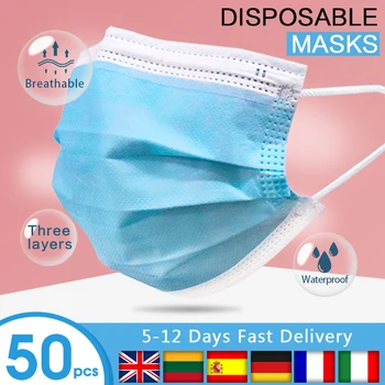 50pcs Disposable Face Mouth Mask Mask Breathing Masks Mask Elastic Face Mask Non-woven Filter Mouth Mask White Mask 
50pcs Disposable Face Mouth Mask Mask Breathing Masks Mask Elastic Face Mask Non-woven Filter Mouth Mask White Mask