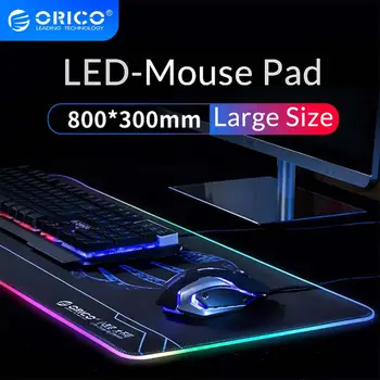 ORICO Large RGB Gaming Mouse Pad Rubber No-Slip Mouse Mat Colorful LED Lighting Keyboard Desk Mat for PC Computer LOL PUBG DOTA
ORICO Large RGB Gaming Mouse Pad Rubber No-Slip Mouse Mat Colorful LED Lighting Keyboard Desk Mat for PC Computer LOL PUBG DOTA