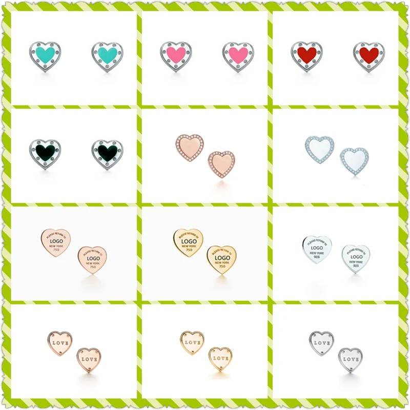 SHINETUNG Original 100% S925 Sterling Silver European And American Style Heart-Shaped Earrings Women Logo Fine High-End Jewelry
SHINETUNG Original 100% S925 Sterling Silver European And American Style Heart-Shaped Earrings Women Logo Fine High-End Jewelry