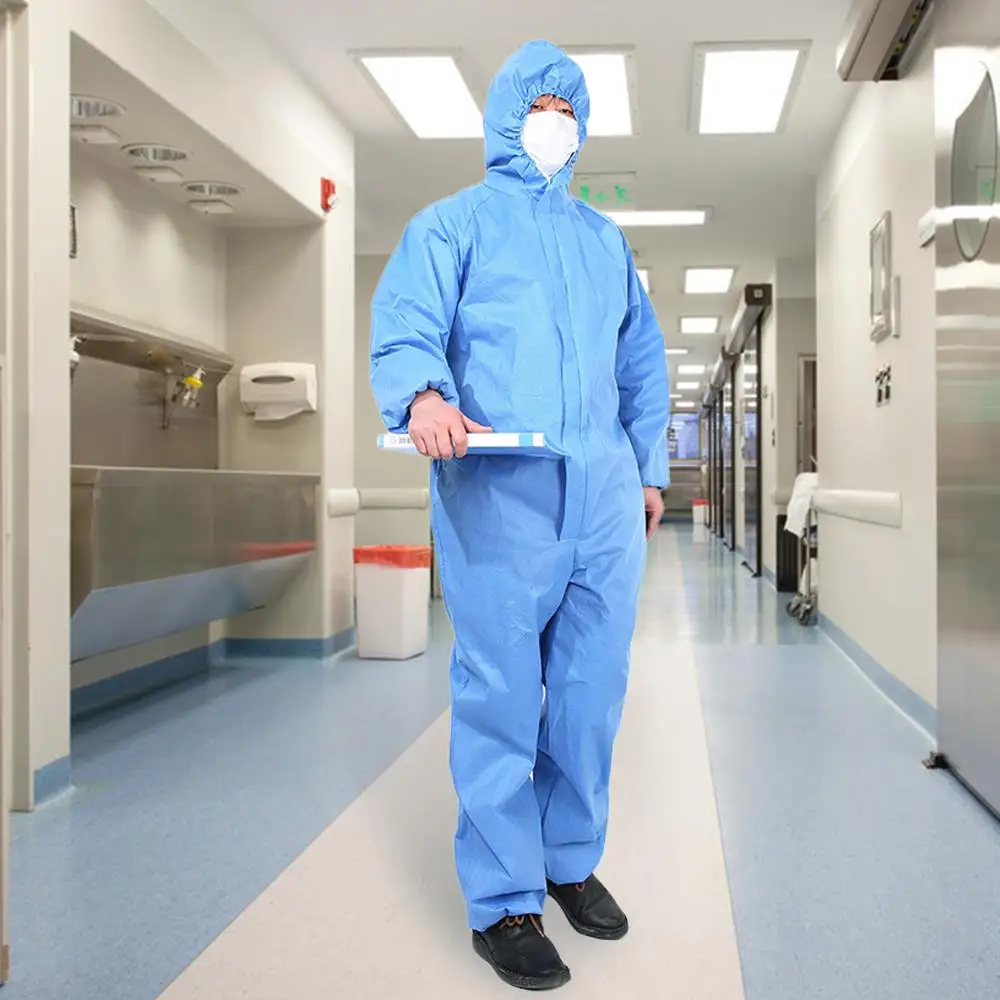 Antibacterial Clothing Isolation Clothing Breathable Cozy Aseptic Blue Disinfection Hospital Factory Protective Clothing
Antibacterial Clothing Isolation Clothing Breathable Cozy Aseptic Blue Disinfection Hospital Factory Protective Clothing