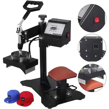 Digital Swing Away Hat Ball Cap Heat Press Transfer Sublimation Machine Curved Element (6" x 3")
Digital Swing Away Hat Ball Cap Heat Press Transfer Sublimation Machine Curved Element (6" x 3")