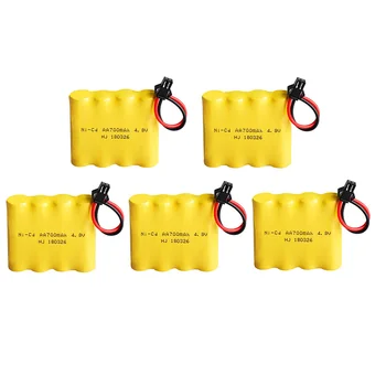 Rechargeable 4.8V 700MAh Ni-Cd Battery Electric Remote Control Toys AA Battery Group
Rechargeable 4.8V 700MAh Ni-Cd Battery Electric Remote Control Toys AA Battery Group