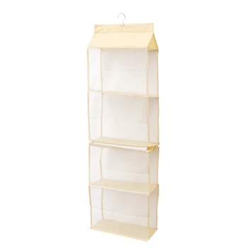 1pc Hanging Closet Organizer 4 Tier Handbag Shoes Accessories Storage Shelves 
1pc Hanging Closet Organizer 4 Tier Handbag Shoes Accessories Storage Shelves