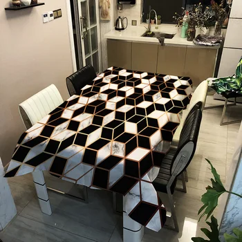 Geometric Polyester Printed Tablecloth Waterproof Oil-resistant Stain-resistant Table Cloth Dining Table Cover For House
Geometric Polyester Printed Tablecloth Waterproof Oil-resistant Stain-resistant Table Cloth Dining Table Cover For House