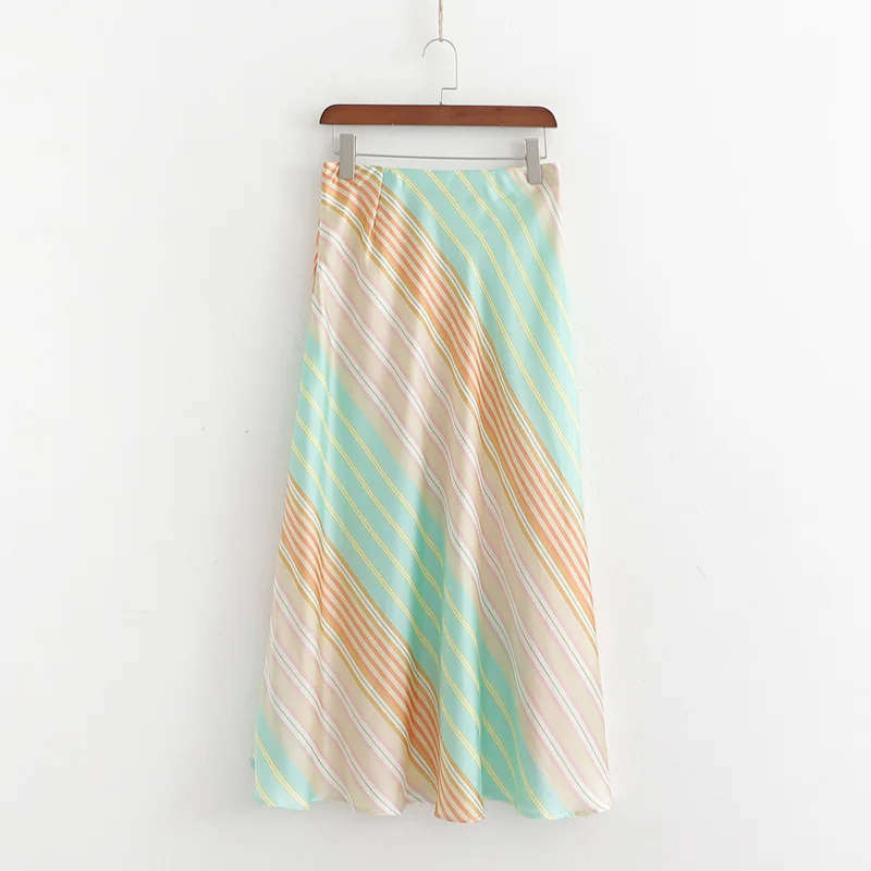 AliExpress EBay Cross Border 2019 Summer New Style Women's Western Style Satin Textured Diagonal Stripes Skirt Long Skirts
AliExpress EBay Cross Border 2019 Summer New Style Women's Western Style Satin Textured Diagonal Stripes Skirt Long Skirts