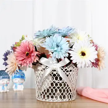 Hand Knitting Wedding Flower Girl Basket Ceremony Party Satin Bowknot Rose Flower Girl Basket (White) 
Hand Knitting Wedding Flower Girl Basket Ceremony Party Satin Bowknot Rose Flower Girl Basket (White)