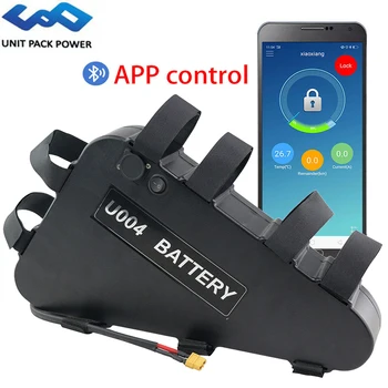 52V 20Ah Bluetooth Triangle eBike Battery 48V 20Ah Electric Bicycle Batteries With APP Control for 1800W 1500W 1000W 750W Engine
52V 20Ah Bluetooth Triangle eBike Battery 48V 20Ah Electric Bicycle Batteries With APP Control for 1800W 1500W 1000W 750W Engine