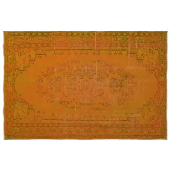 Handmade Orange Vintage Overdyed Turkish Area Rug 165x248 Cm-5'5''X8'2'' 
Handmade Orange Vintage Overdyed Turkish Area Rug 165x248 Cm-5'5''X8'2''
