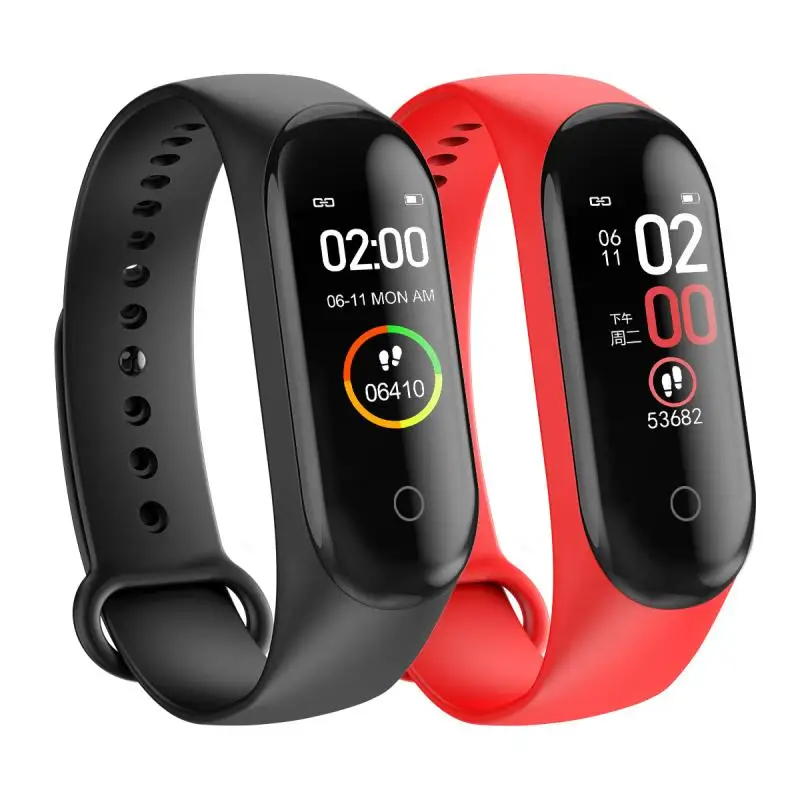 Фото M4 Smart Band Fitness Tracker Watch Sport Bracelet Heart Rate Blood Pressure Smartband Monitor Wristband | Электроника
