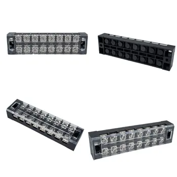 5PCS Set Dual Row Screw Barrier Terminal Block Strip Wiring Board 25A 8 connector Screw Terminal Blocks W
5PCS Set Dual Row Screw Barrier Terminal Block Strip Wiring Board 25A 8 connector Screw Terminal Blocks W