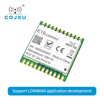 SX1278 LoRawan LoRa 433MHz Module 20dMm E19-433M20S2 SMD Wireless Transmitting Wireless SPI Interface Long Range Stamp Hole
SX1278 LoRawan LoRa 433MHz Module 20dMm E19-433M20S2 SMD Wireless Transmitting Wireless SPI Interface Long Range Stamp Hole