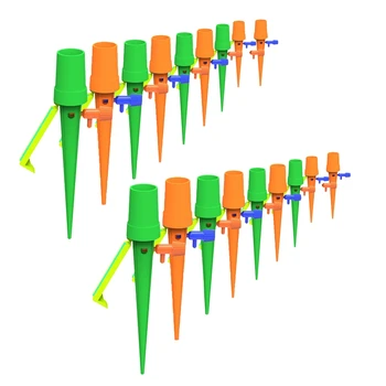 18Pcs Plant Watering Devices Self Watering Spikes Automatic Plant Waterer Irrigation Drippers with Slow Release Control Valve Sw
18Pcs Plant Watering Devices Self Watering Spikes Automatic Plant Waterer Irrigation Drippers with Slow Release Control Valve Sw