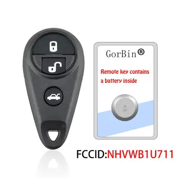GORBIN NHVWB1U711 Remote Key Fob for Subaru Impreza Forrester Legacy Outback 433mhz 3+1 Buttons Smart Car Key for Subaru