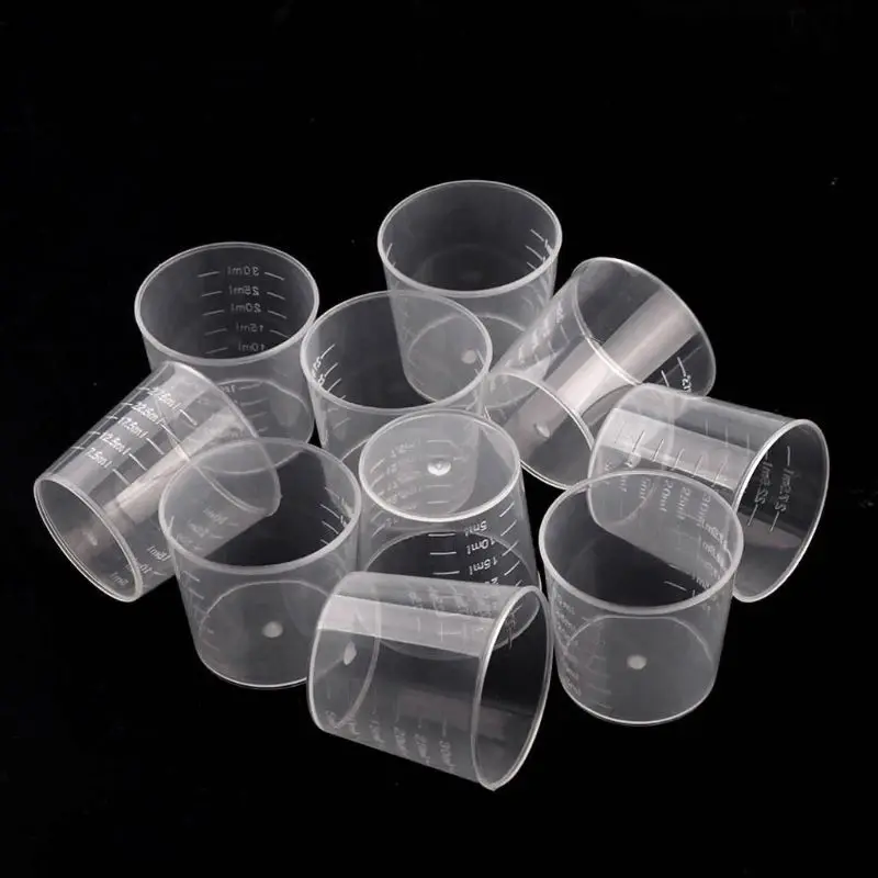 100Pcs 30ML Epoxy Resin Clear Plastic Measuring Cups Kit Resin Mold Jewelry Making Measuring Tools
100Pcs 30ML Epoxy Resin Clear Plastic Measuring Cups Kit Resin Mold Jewelry Making Measuring Tools