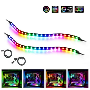 Addressable WS2812b LED Strip light for PC ASUS Aura SYNC MSI Mystic Light SYNC GIGABYTE RGB Fusion 5V 3Pin Header Motherboard
Addressable WS2812b LED Strip light for PC ASUS Aura SYNC MSI Mystic Light SYNC GIGABYTE RGB Fusion 5V 3Pin Header Motherboard