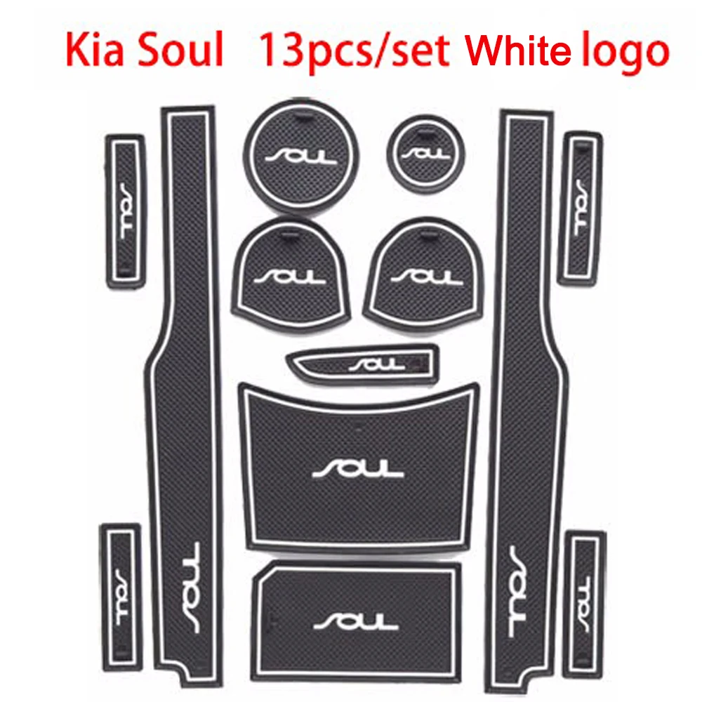 Car-Styling Latex Car-Covers Gate Slot Pad Stickers Door Groove Mat For KIA SOUL Interior Decoration Accessories Car Stylig 13PC
Car-Styling Latex Car-Covers Gate Slot Pad Stickers Door Groove Mat For KIA SOUL Interior Decoration Accessories Car Stylig 13PC