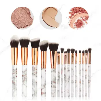 Marble Handle Makeup Brushes Kits Foundation Powder Eyebrow Eyelashes Shadow Brush Blush Portable Cosmetics Tools 15pcs/set
Marble Handle Makeup Brushes Kits Foundation Powder Eyebrow Eyelashes Shadow Brush Blush Portable Cosmetics Tools 15pcs/set