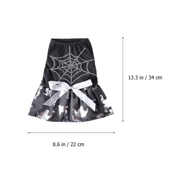 1Pc Halloween Pet Costume Funny Spider Web Ghost Pattern Dog Skirt Pet Supply 
1Pc Halloween Pet Costume Funny Spider Web Ghost Pattern Dog Skirt Pet Supply