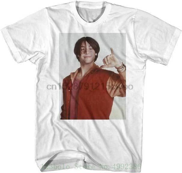 Bill Ted Excellent Adventure Ted Hang Dix Photo Adulte T Shirt Dr Le Film T-shirt Male Hipster Tops 
Bill Ted Excellent Adventure Ted Hang Dix Photo Adulte T Shirt Dr Le Film T-shirt Male Hipster Tops