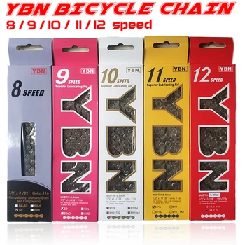 YBN Boxed Chain Bicycle Drive Chain X9 X10 X11 X12 Speed Mountain Road Bike 116 Links KMC Mountain Bike Chain
YBN Boxed Chain Bicycle Drive Chain X9 X10 X11 X12 Speed Mountain Road Bike 116 Links KMC Mountain Bike Chain