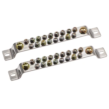 uxcell Copper Screw Terminal Block Connector Bar 100A Double Row Bridge Shape Ground Wire 19 Positions 2 Pcs
uxcell Copper Screw Terminal Block Connector Bar 100A Double Row Bridge Shape Ground Wire 19 Positions 2 Pcs
