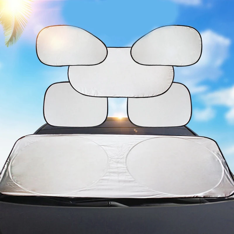 6pcs UV Protect Car Windshield Cover Front Rear Window Film Windshield Visor Cover Car Sunshade Car-styling High Quality
6pcs UV Protect Car Windshield Cover Front Rear Window Film Windshield Visor Cover Car Sunshade Car-styling High Quality
