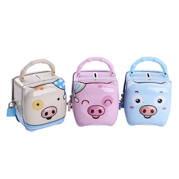 Metal Toy Piggy Bank Lockable Money Box with Key Lock Cartoon Animal Mini Cash Box Money Saving Box for Kids Mini Bank II50CQG
Metal Toy Piggy Bank Lockable Money Box with Key Lock Cartoon Animal Mini Cash Box Money Saving Box for Kids Mini Bank II50CQG