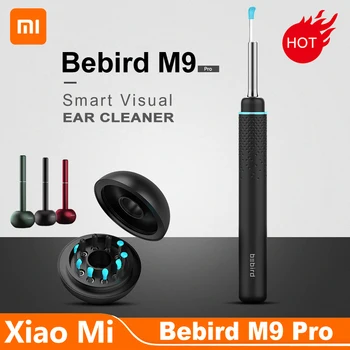 

Xiaomi Bebird M9 Pro inteligentne wizualne kolczyki wkrętki In-czyszczenie uszu endoskop 300W Mini kamera otoskop boroskop Ear P