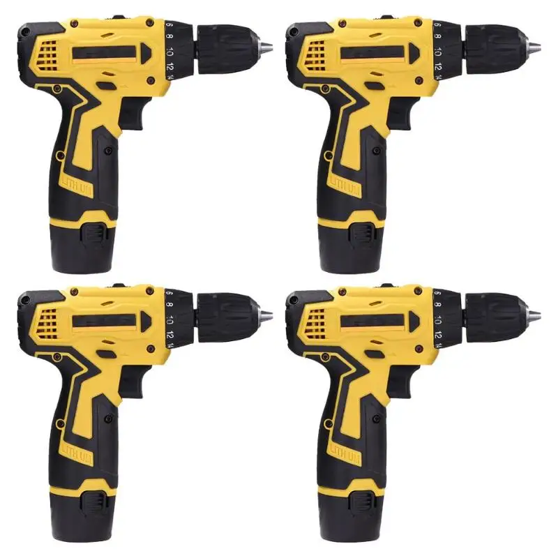 12/18V Electric Tool 4.5Ah Lithium-Ion Battery Screwdriver Mini Cordless Drill Electric Screwdriver For Drilling in Ceramic Wood
12/18V Electric Tool 4.5Ah Lithium-Ion Battery Screwdriver Mini Cordless Drill Electric Screwdriver For Drilling in Ceramic Wood