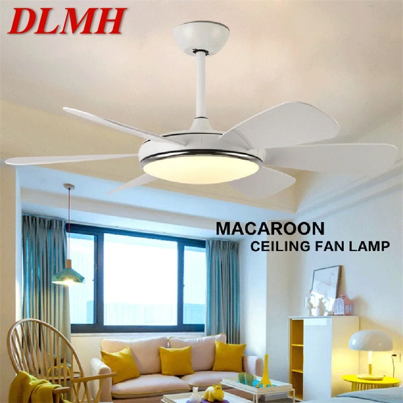 DLMH Ceiling Fan LED Light With Remote Control 3 Colors 220V 110V Modern Decorative for Rooms Dining Room Bedroom
DLMH Ceiling Fan LED Light With Remote Control 3 Colors 220V 110V Modern Decorative for Rooms Dining Room Bedroom