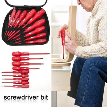 9pcs/set Multifunction Insulated Screwdriver Set Head Precision Slotted Universal screwdriver Phillips Magnetic Set treatme X7B4
9pcs/set Multifunction Insulated Screwdriver Set Head Precision Slotted Universal screwdriver Phillips Magnetic Set treatme X7B4