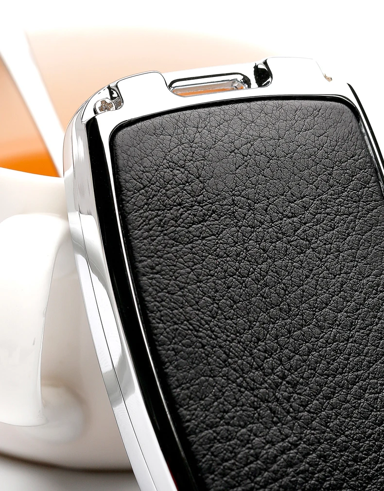 CHEPINFA Leather Car Key Case Cover Shell For Toyota CHR C-HR Prado Camry Avalon Prius Corolla RAV4 Land Cruiser Avalon Keychain