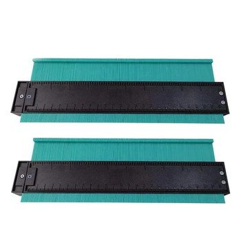 Contour Gauge Duplicator Profile Measuring Tool, 10 Inches Plastic Multifunctional Irregular Ruled Deep Contour Copy Gauge, Pr 
Contour Gauge Duplicator Profile Measuring Tool, 10 Inches Plastic Multifunctional Irregular Ruled Deep Contour Copy Gauge, Pr