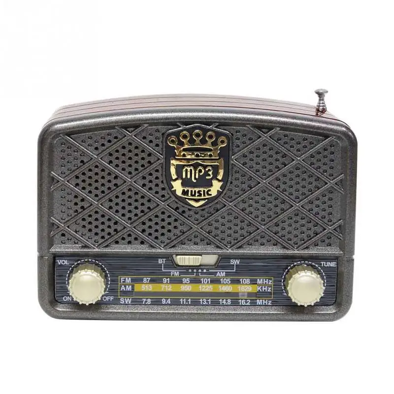 MP3 Player Retro Multifunctional Speaker Gift Music Home Aux FM AM SW USB Rechargeable TF Card Bluetooth Radio ABS Portable
MP3 Player Retro Multifunctional Speaker Gift Music Home Aux FM AM SW USB Rechargeable TF Card Bluetooth Radio ABS Portable