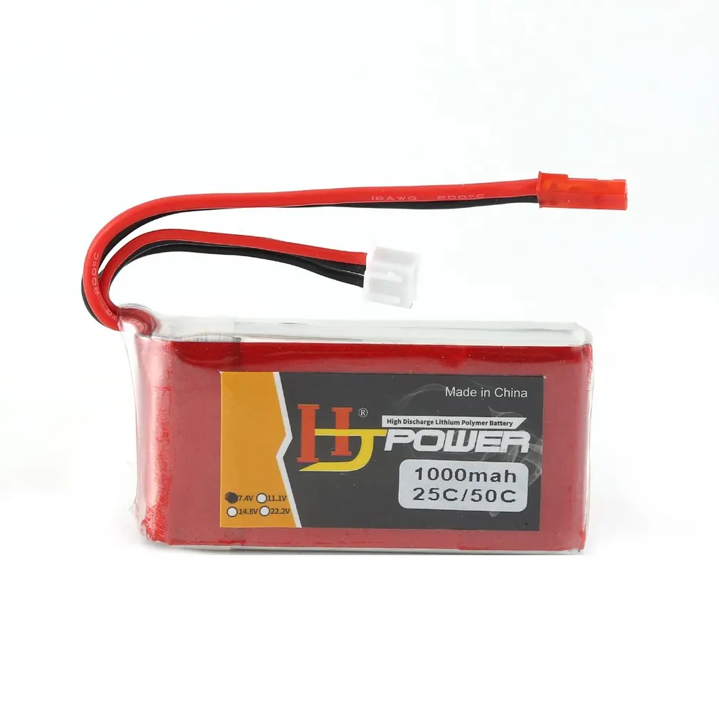 

7.4V/11.1V 850MAH/1000MAH 45C 2S Lipo Battery XT30/JST Plug Rechargeable for RC Racing Drone Helicopter Car Boat Model
