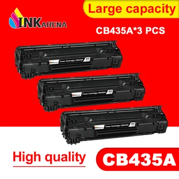 

INKARENA 3pcs CB435A 435A 35A Toner Cartridge For HP LaserJet P1002 P1003 P1004 P1005 P1006 P1009 Printer Black Toner Cartridges