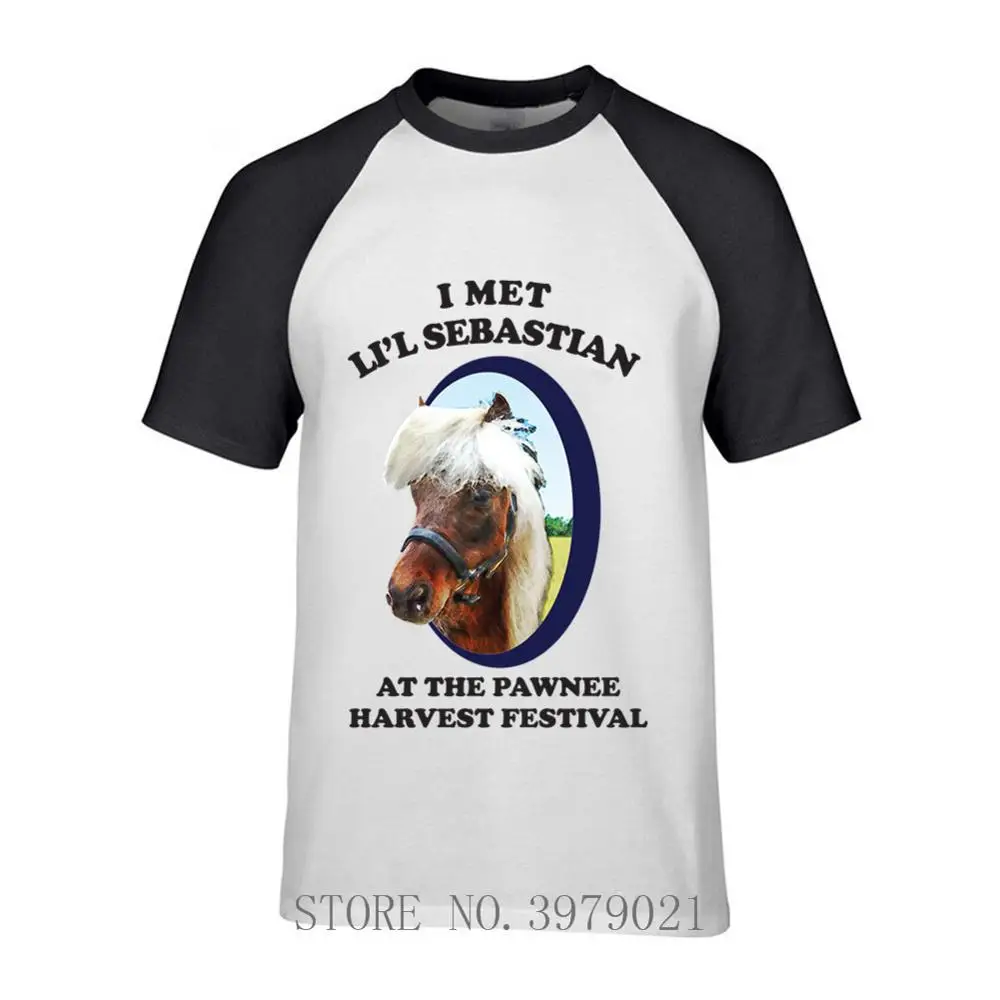 

Hot Mens T Shirts Parks and Recreation Li'l Sebastian Men's Funny Tee Shirts Short Sleeved Mens 100% Cotton Plus Size Clothing