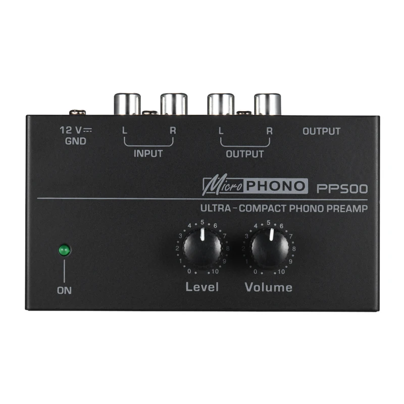 Audio Phono Preamp Ultra Compact Turntable Electronic Preamplifier Level Volume Controls GY88
Audio Phono Preamp Ultra Compact Turntable Electronic Preamplifier Level Volume Controls GY88