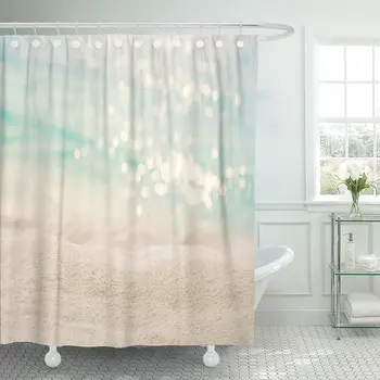 Yellow Summertime Sand Beach Blue Sea Bokeh Abstract Summer Shower Curtain Waterproof Polyester Fabric 60 x 72 Inches Set
Yellow Summertime Sand Beach Blue Sea Bokeh Abstract Summer Shower Curtain Waterproof Polyester Fabric 60 x 72 Inches Set