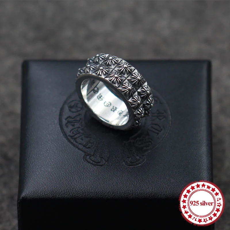 S925 sterling silver men's ring new punk personality retro style double cross army fashion modeling boutique jewelry send lover
S925 sterling silver men's ring new punk personality retro style double cross army fashion modeling boutique jewelry send lover