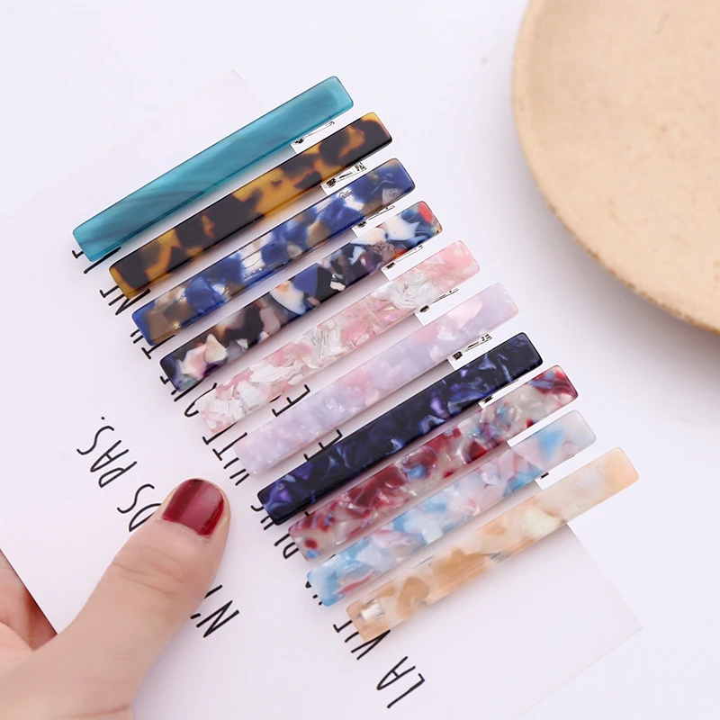 Acrylic Leopard Ins Word Clip Korean Version Women's Headdress Strip Edge Clip Marble Pattern Hair Clip Retro Hair Accessories
Acrylic Leopard Ins Word Clip Korean Version Women's Headdress Strip Edge Clip Marble Pattern Hair Clip Retro Hair Accessories