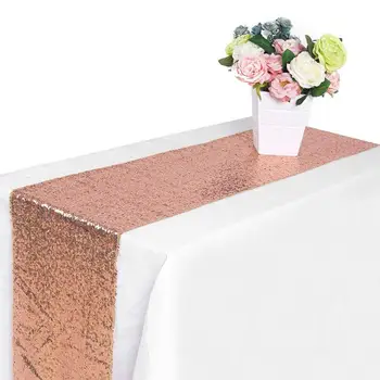 1pc 20x275cm Rose Gold Sequins Embroidered Table Flag European Style Dinner Mats Wedding Decoration Home Kitchen Supplies
1pc 20x275cm Rose Gold Sequins Embroidered Table Flag European Style Dinner Mats Wedding Decoration Home Kitchen Supplies
