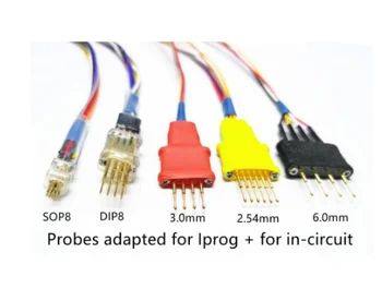 Probes Adapters for Iprog+ Pro in-circuit Probes Adapters for XPROG-M SOP8 Adapter 6.0mm adapter 2.54/3.0mm adapter DIP8 adapter
Probes Adapters for Iprog+ Pro in-circuit Probes Adapters for XPROG-M SOP8 Adapter 6.0mm adapter 2.54/3.0mm adapter DIP8 adapter