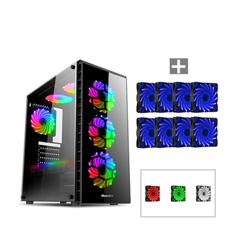 40*20*45CM glass Transparent computer case with fan Vertical 240MM Water Cooling ATX PC Gaming Chassis case gabinete computador
40*20*45CM glass Transparent computer case with fan Vertical 240MM Water Cooling ATX PC Gaming Chassis case gabinete computador