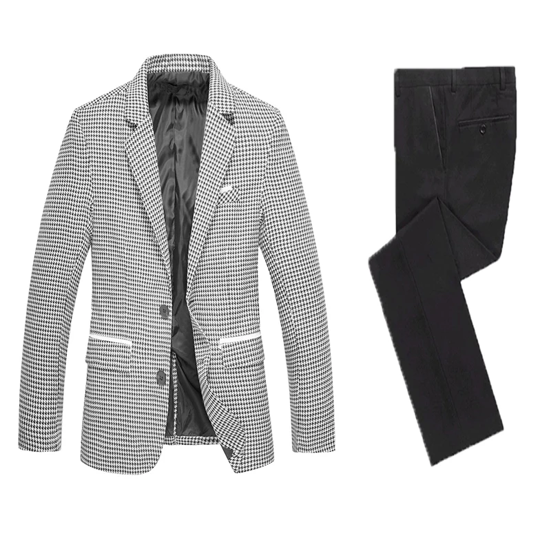 Swallow Gird Tuxedos Mens Suits For Wedding Business Suit Best Man Wear Groom Wear Peaky Blinders Two Pieces Suit(Jacket+Pants)
Swallow Gird Tuxedos Mens Suits For Wedding Business Suit Best Man Wear Groom Wear Peaky Blinders Two Pieces Suit(Jacket+Pants)