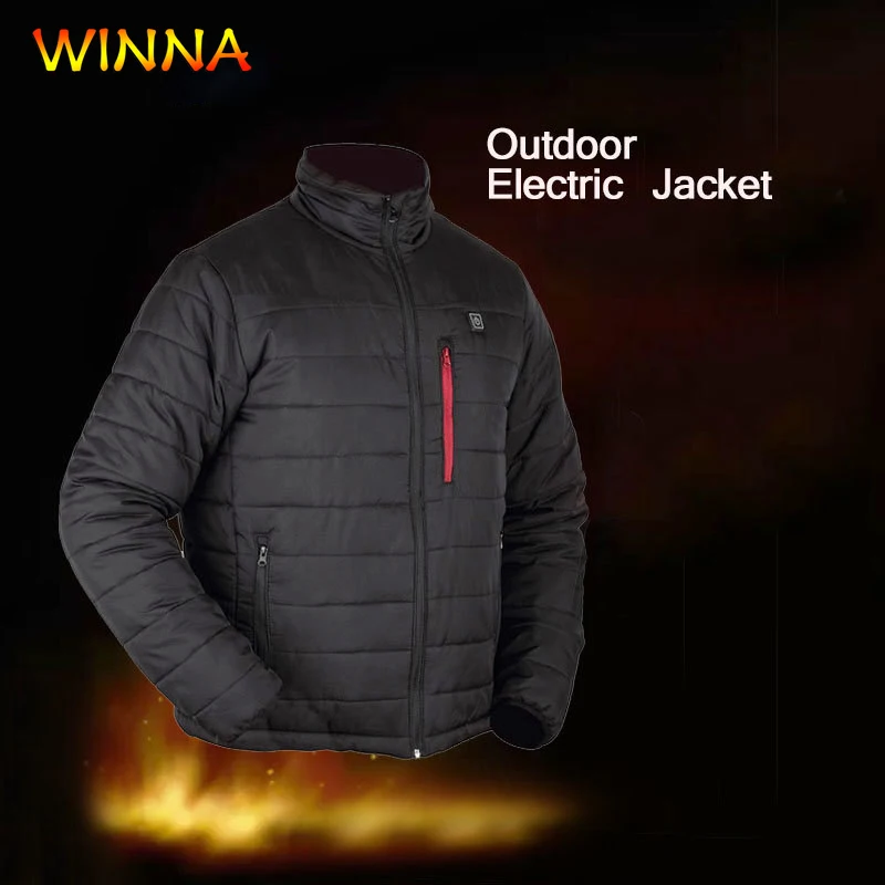 USB Electric Heating Jacket for Men Outdoor Hiking Fishing Hunting Thermal Cotton Clothing Winter Men Short Jacket Use 3-6 Hours
USB Electric Heating Jacket for Men Outdoor Hiking Fishing Hunting Thermal Cotton Clothing Winter Men Short Jacket Use 3-6 Hours