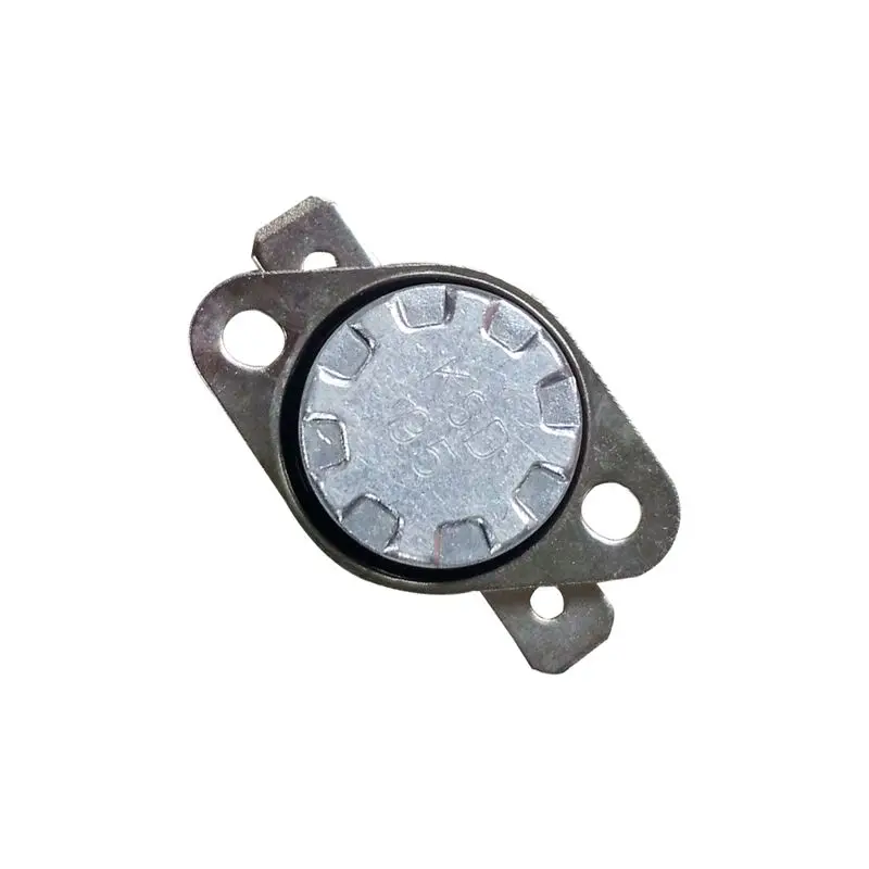 KSD301-85 degrees 10A large aluminum cover temperature protector normally closed type fixed ring bending feet 6.3 terminal
KSD301-85 degrees 10A large aluminum cover temperature protector normally closed type fixed ring bending feet 6.3 terminal