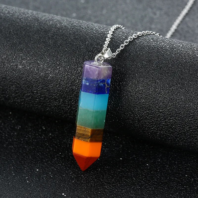 Orgonite Chakela Rainbow Seven Chakra Reiki Healing Energy Stone Meditation Chakra Pendulum Pendant Necklace
Orgonite Chakela Rainbow Seven Chakra Reiki Healing Energy Stone Meditation Chakra Pendulum Pendant Necklace