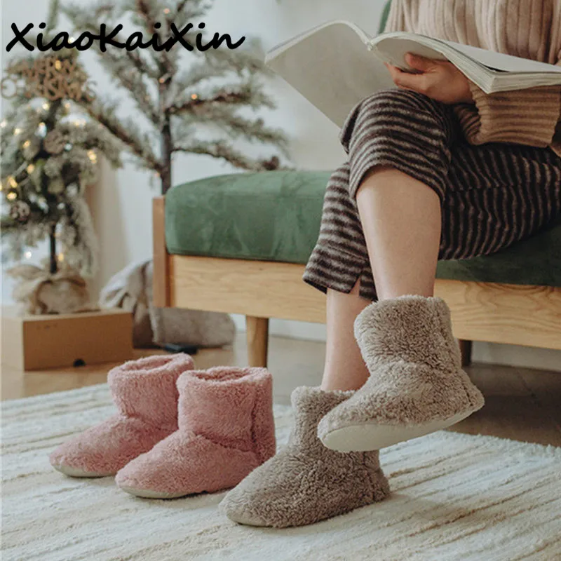 Adult Indoor Cotton Slippers for Men Women Winter Warm Soft Solid Color Silent Non-slip High-top Shoes Pink Grey Blue Brown Shoe
Adult Indoor Cotton Slippers for Men Women Winter Warm Soft Solid Color Silent Non-slip High-top Shoes Pink Grey Blue Brown Shoe